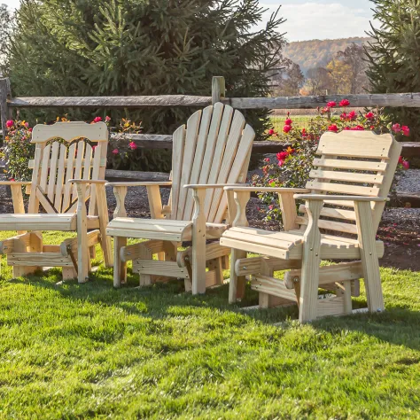 Fan, Heart, Regular 2' Gliders