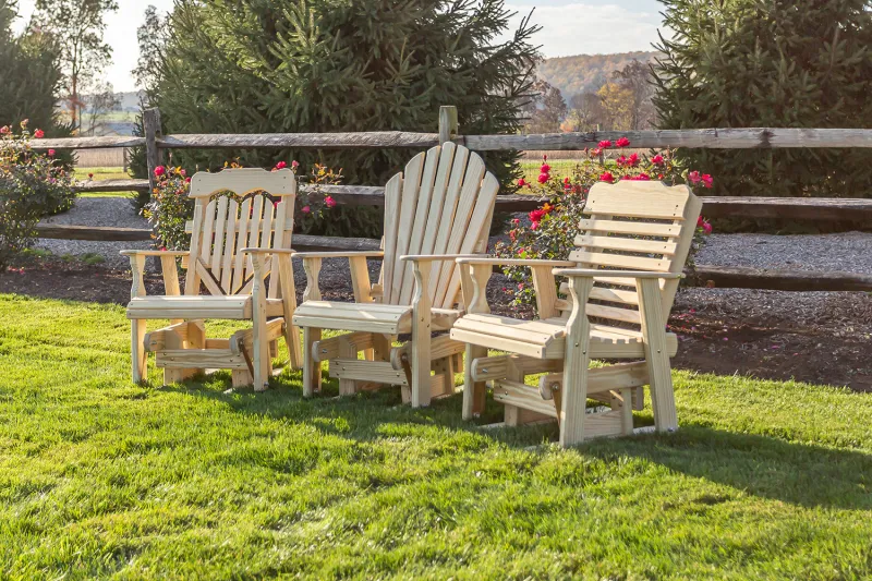 Fan, Heart, Regular 2' Gliders