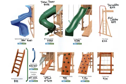 Climbing and Slide Options