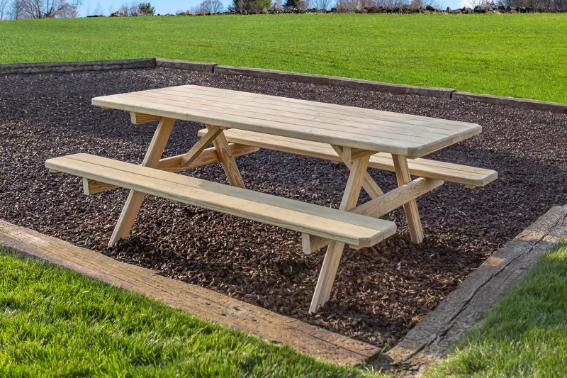 Table w/ Attached Benches